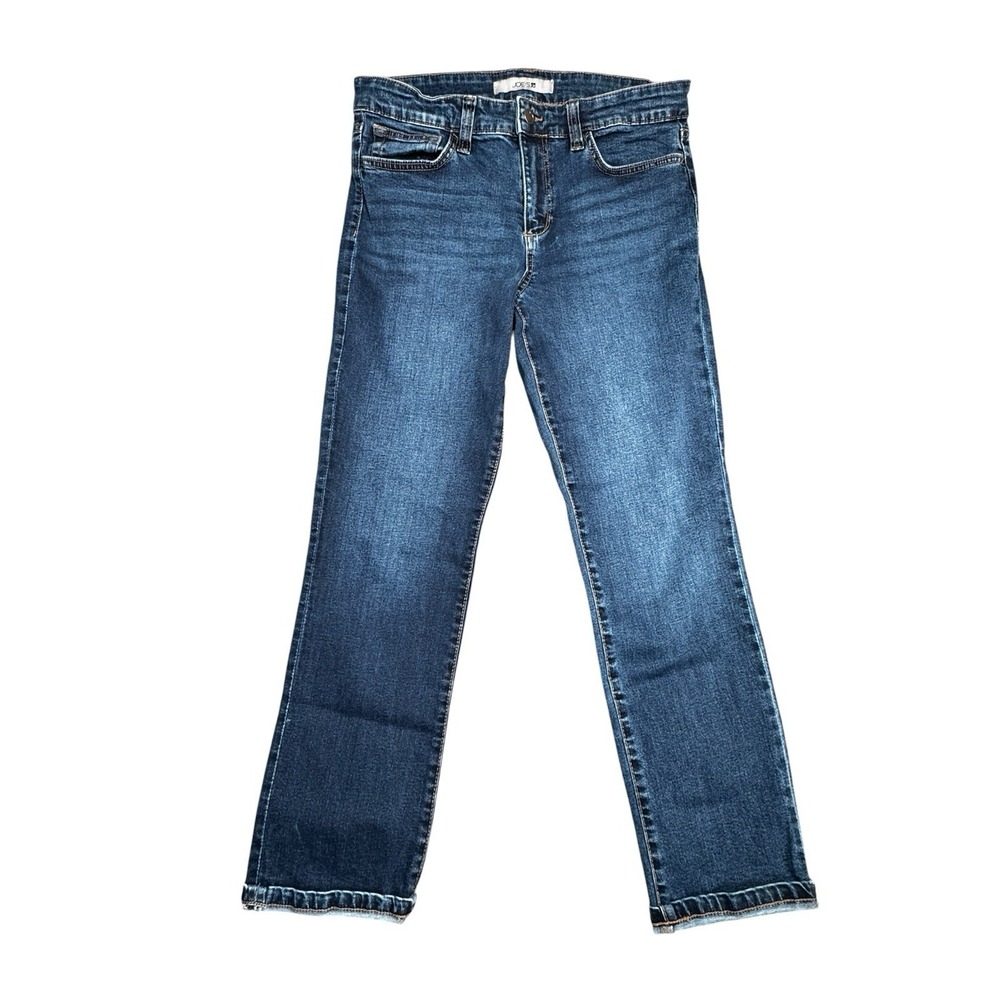 Joe's Jeans Women's Size 29 Cropped Straight Blue Denim 26 Inseam 6.5 Cuff